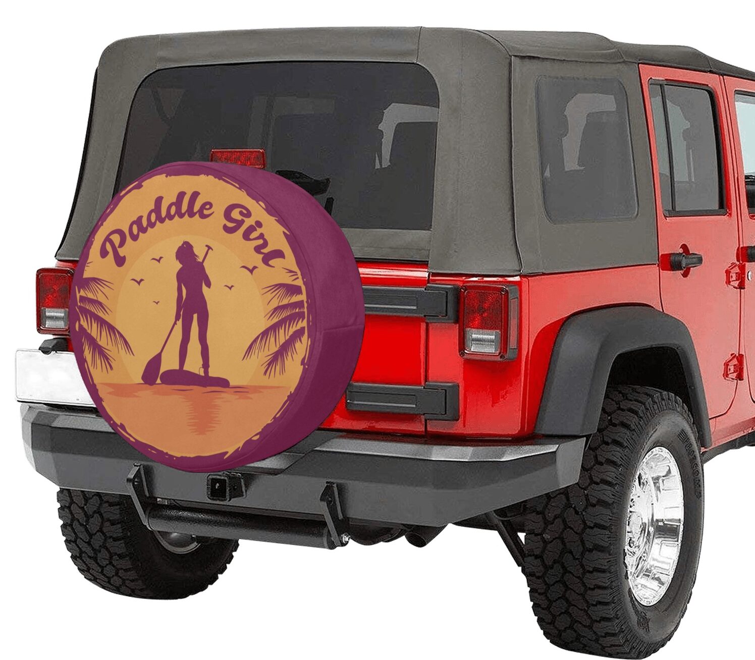 Standup Paddle Girl Spare Tire Cover ™ - Image 5
