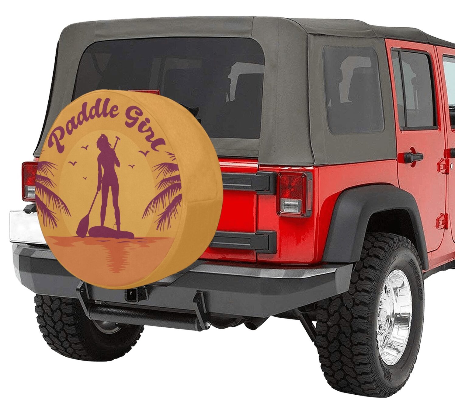 Standup Paddle Girl Spare Tire Cover ™ - Image 5