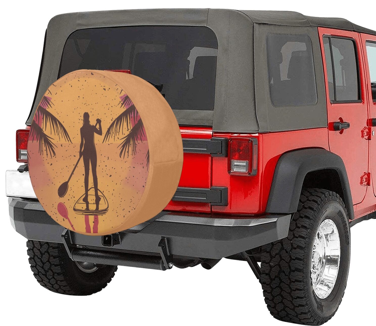 Standup Paddle Girl Spare Tire Cover ™ - Image 5