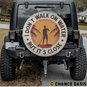 Paddle Boarding Man Spare Tire Cover ™