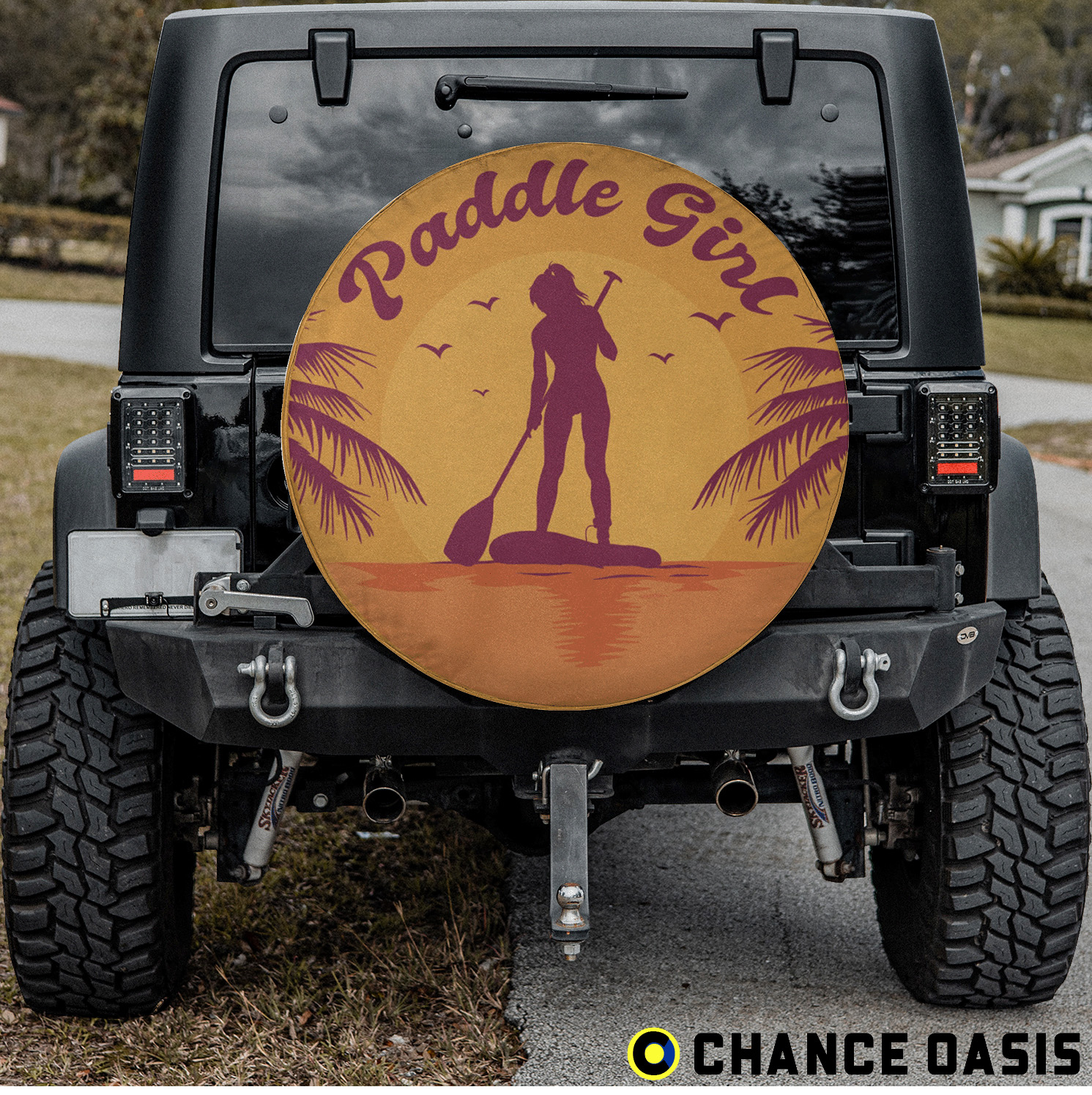 Standup Paddle Girl Spare Tire Cover ™