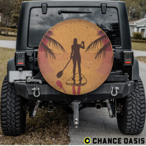 Standup Paddle Girl Spare Tire Cover ™