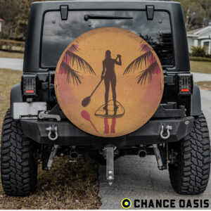 Standup Paddle Girl Spare Tire Cover ™