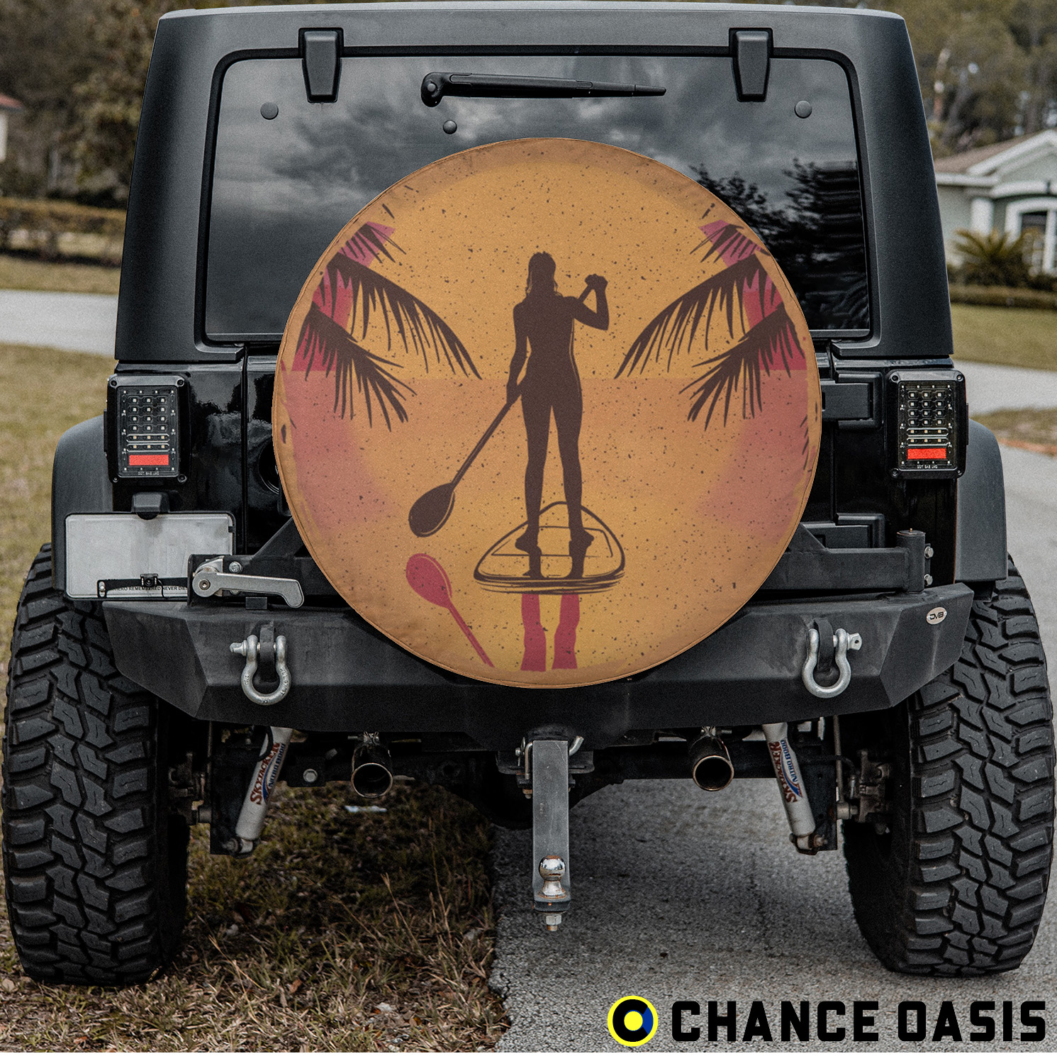 Standup Paddle Girl Spare Tire Cover ™